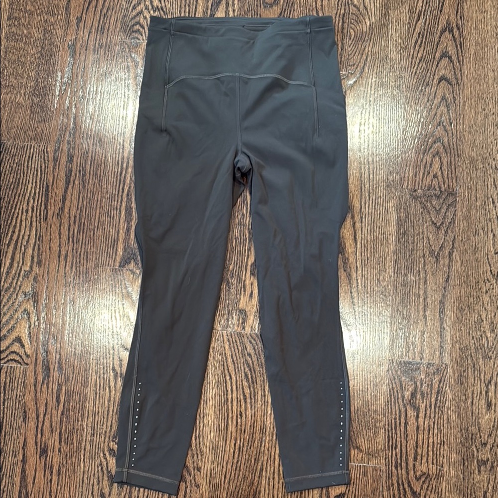 Lululemon Swift Speed High-Waisted Leggings, size 8. Army Green. Like new!